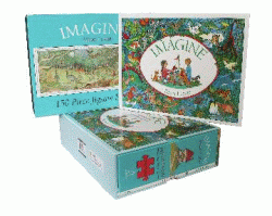 IMAGINE BOOK AND JIGSAW PUZZLE