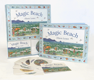 MAGIC BEACH BOOK AND MEMORY CARD GAME