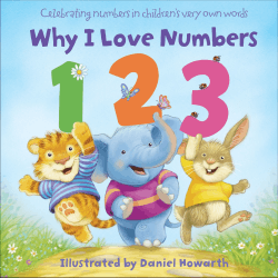 WHY I LOVE NUMBERS BOARD BOOK