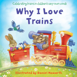 WHY I LOVE TRAINS BOARD BOOK