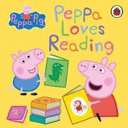 PEPPA LOVES READING BOARD BOOK