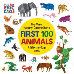 VERY HUNGRY CATERPILLAR'S FIRST 100 ANIMALS BOARD