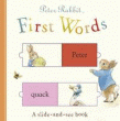 PETER RABBIT'S FIRST WORDS: A SLIDE-AND-SEE BOOK