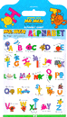 LEARN WITH MR MEN ALPHABET CHART