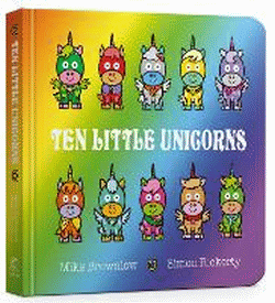 TEN LITTLE UNICORNS BOARD BOOK