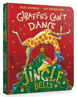 JINGLE BELLS FROM GIRAFFES CAN'T DANCE BOARD BOOK