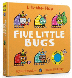 FIVE LITTLE BUGS BOARD BOOK