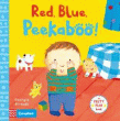 RED, BLUE, PEEKABOO! BOARD BOOK
