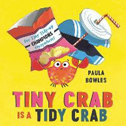 TINY CRAB IS A TIDY CRAB