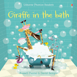 GIRAFFE IN THE BATH