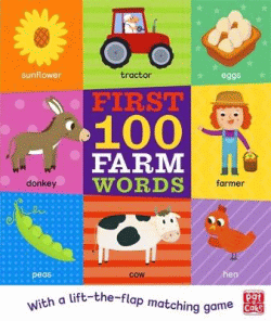 FIRST 100 FARM WORDS BOARD BOOK