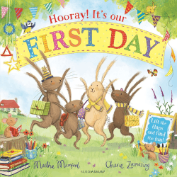HOORAY! IT'S OUR FIRST DAY: LIFT-THE-FLAP ADVENTUR