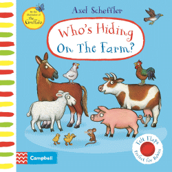 WHO'S HIDING ON THE FARM? BOARD BOOK