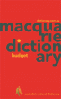 MACQUARIE BUDGET DICTIONARY