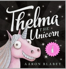 THELMA THE UNICORN WITH UNICORN HORN