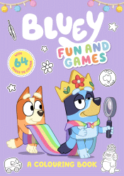 BLUEY: FUN AND GAMES: A COLOURING BOOK