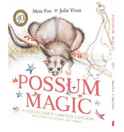 POSSUM MAGIC 40TH ANNIVERSARY EDITION WITH PRINT