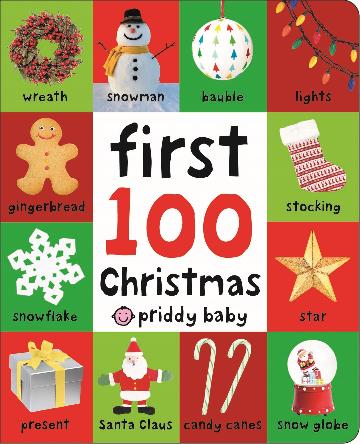 FIRST 100 SOFT TO TOUCH CHRISTMAS WORDS BOARD BOOK