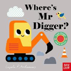 WHERE'S MR DIGGER? BOARD BOOK