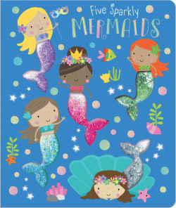 FIVE SPARKLY MERMAIDS BOARD BOOK