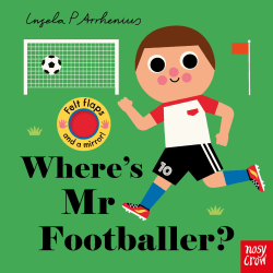 WHERE'S MR FOOTBALLER FELT FLAPS BOARD BOOK