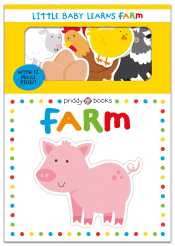 LITTLE BABY LEARNS FARM BOARD BOOK AND PLAY PIECE