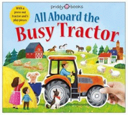 ALL ABOARD THE BUSY TRACTOR BOARD BOOK