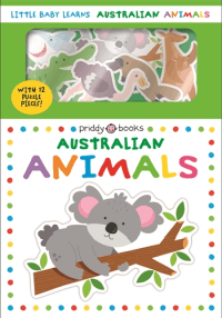 AUSTRALIAN ANIMALS BOARD BOOK WITH PUZZLE PIECES