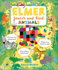 ELMER SEARCH AND FIND ANIMALS BOARD BOOK