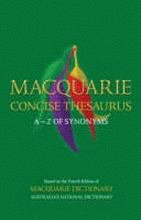 MACQUARIE CONCISE THESAURUS 2ND EDITION