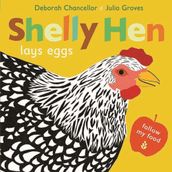 SHELLY HEN LAYS EGGS