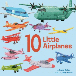 10 LITTLE AIRPLANES BOARD BOOK